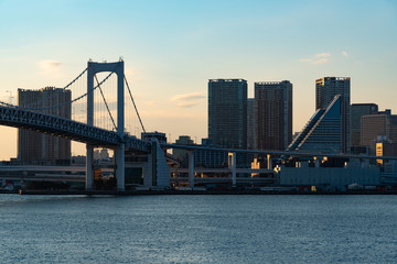 Rainbow bridge(Japan's famous bridge)