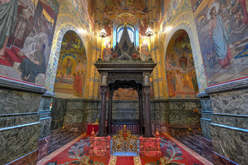 Obraz premium Church of the Savior on Spilled Blood - St. Petersburg, Russia