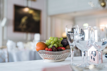 Wedding table decoration