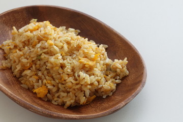 Chinese food, roasted pork fried rice