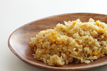 Chinese food, roasted pork fried rice