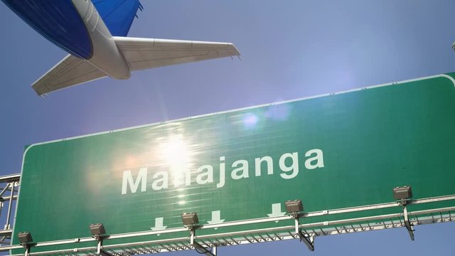 Airplane Take off Mahajanga