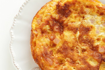 Homemade Spanish omelete