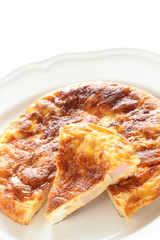 Homemade Spanish omelete