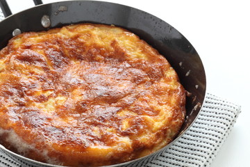 Homemade spanish omelete