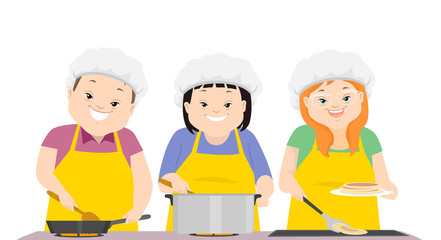 Teens Down Syndrome Food Preparation Program