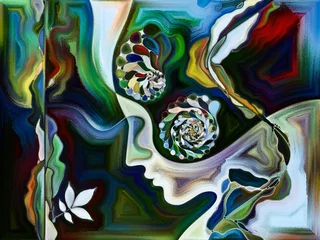 Schilderijen op glas Paradigm of Living Canvas © agsandrew