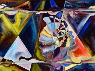 Schilderijen op glas Illusions of Living Canvas © agsandrew