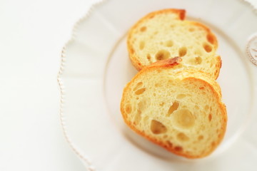 Sliced French bread Baguette