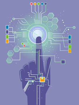 Sense Machine Cartoon Sensor Cartoon Images – Browse 222 Stock Photos, Vectors, and Video ...