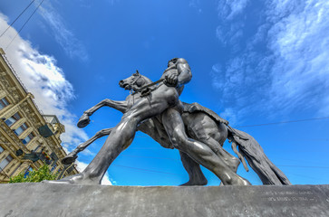 Horse Tamer - Anichkov Bridge - Saint Petersburg, Russia