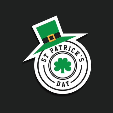 st patricks day logo emblem