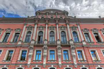 Fototapeta na wymiar Beloselsky-Belozersky Palace - Saint Petersburg, Russia