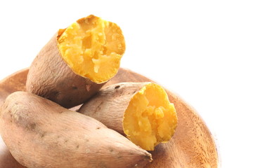 Japanese winter food, roasted sweet potato