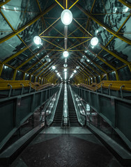 escalator in business center