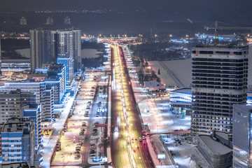 Minsk at night