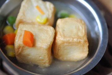 steamed snack or steamed tofu