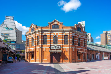 Fototapeta premium Red House Theater in Ximen District, Taipei