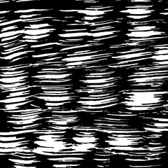 Brush grunge pattern. White and black vector.