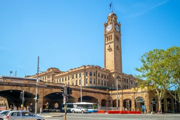 Deurstickers Centraal treinstation, Sydney, Australië © Richie Chan