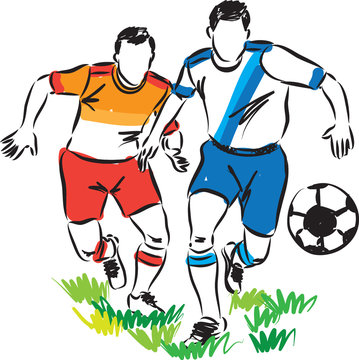 football players illustration (2)