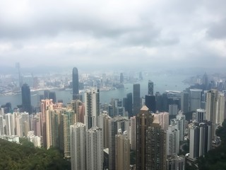 Fototapeta na wymiar Hong kong Skyline