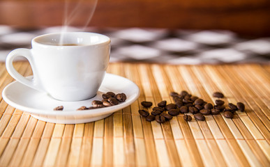 coffee isolated close concept