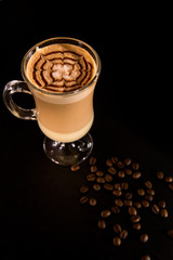 coffee isolated close concept