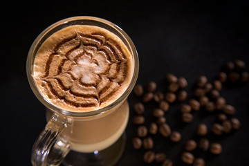 coffee isolated close concept