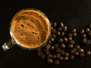 coffee isolated close concept