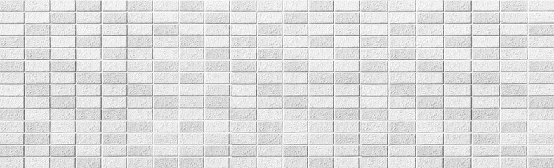 Naklejka premium Panorama of White modern wall background
