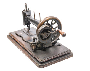 Classic vintage style manual sewing machine