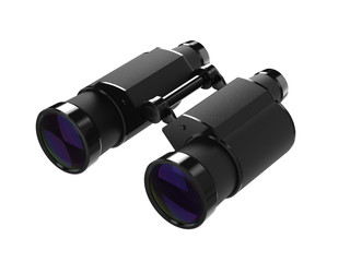 Binocular isolated on white