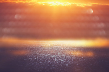 Futuristic background of the 80s retro style. Digital or Cyber Surface. neon lights and geometric pattern , test screen glitch