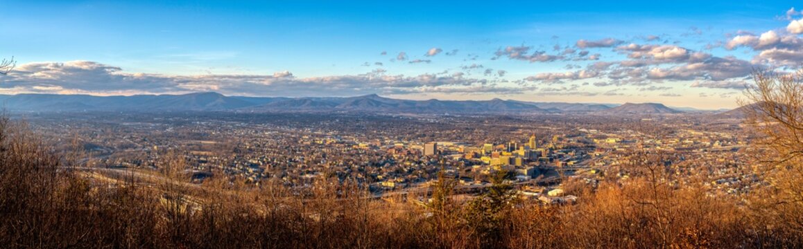 Roanoke City From Mill Mountain Star