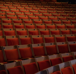 Fototapeta premium Empty theatre seats