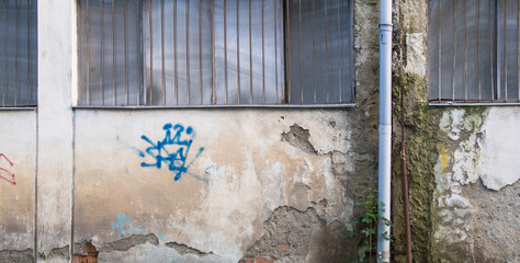 Old factory windows