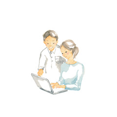 女性社員、男性上司