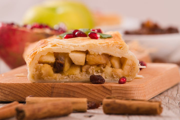 Apple strudel.