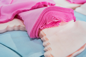 Automatic cutting machine cut garment piece / cotton knitted fabric