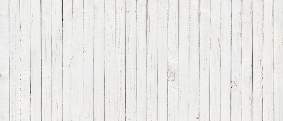 Fototapeta na wymiar white wood texture background, top view wooden plank panel