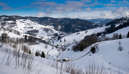 Winter auf dem Wiedener Eck im Schwarzwald