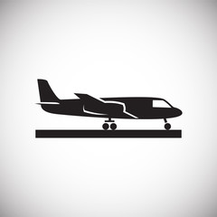 Airplane icons on white background for graphic and web design, Modern simple vector sign. Internet concept. Trendy symbol for website design web button or mobile app