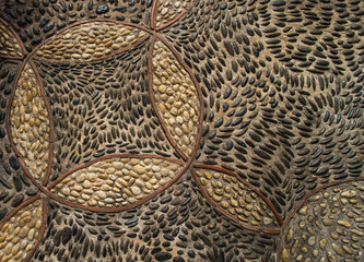 Stone floor decoration