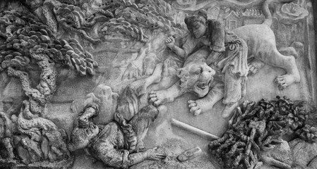 Chinese stone carving