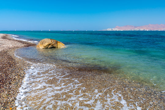 lambi beach on Kos island, Greece