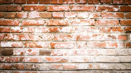 Old brick wall texture. Brick wall background.