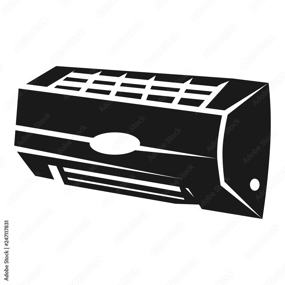Poster air conditioning inside icon. simple illustration of air conditioning inside vector icon for web des