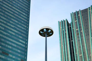 Glass buildings in Astana city