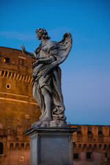 Castel Sant'Angelo Blue Angel orange Fort